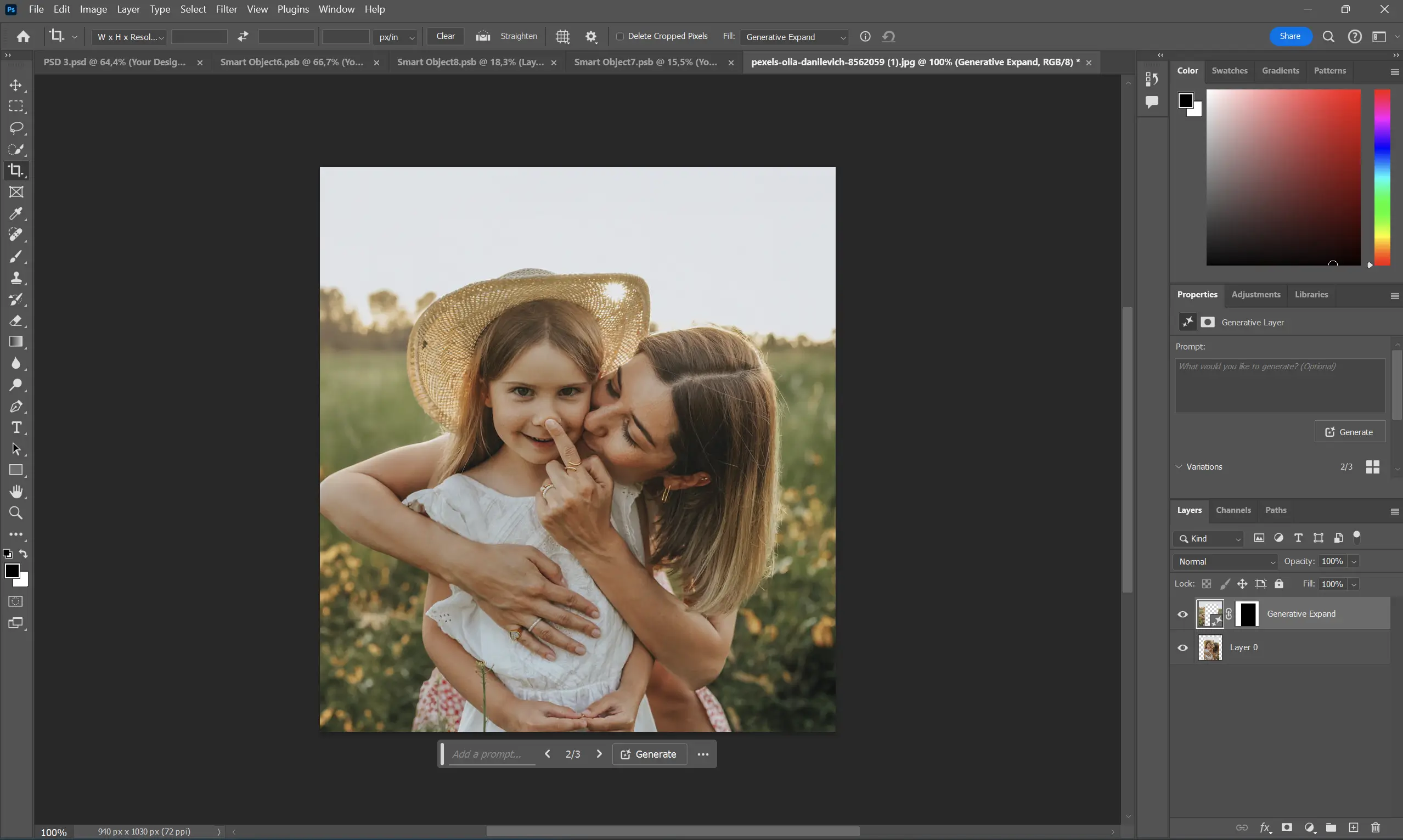 Enhanced photo editing for Meta Ads marketing using AI tools.